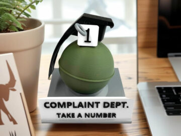 complaint department grenade