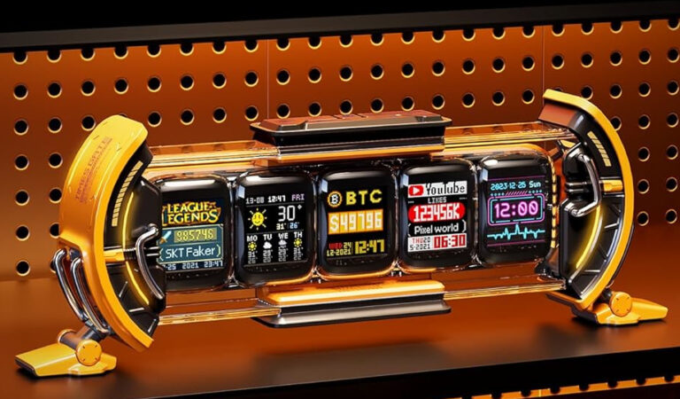 Cyberpunk Pixel Display