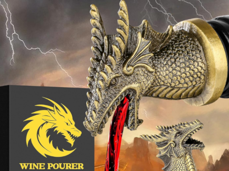 dragon fire wine pourer