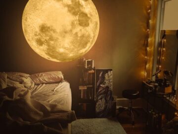 moon galaxy projector