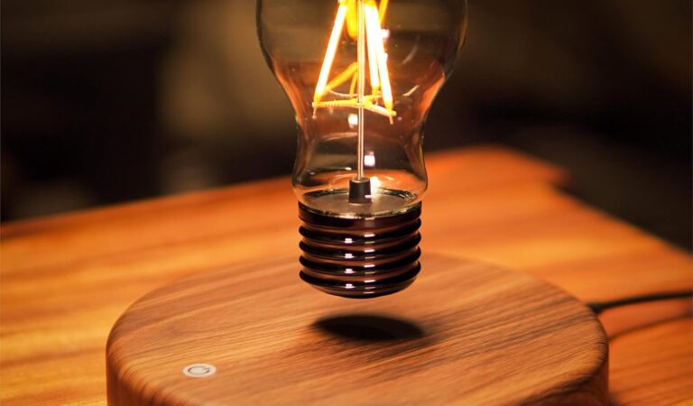 Levitating Bulb Lamp