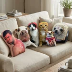 funny personalised ugly pet pillow