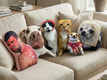 funny personalised ugly pet pillow