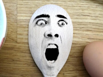 personalised wooden spoon