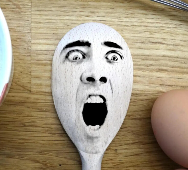 personalised wooden spoon