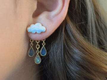 Cloud Raindrop Earrings